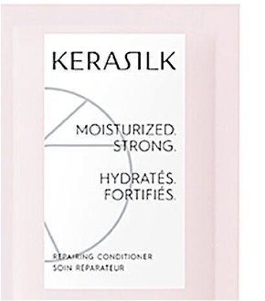 Regeneračný šampón a kondicionér pre suché a poškodené vlasy Kerasilk Repairing - 2 x 10 ml (511330) 7