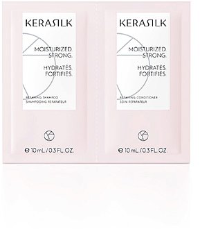 Regeneračný šampón a kondicionér pre suché a poškodené vlasy Kerasilk Repairing - 2 x 10 ml (511330) 2