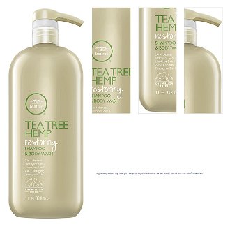 Regeneračný šampón a sprchový gél s konopným olejom Paul Mitchell Tea Tree Hemp - 1000 ml (201174) + darček zadarmo 1