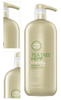Regeneračný šampón a sprchový gél s konopným olejom Paul Mitchell Tea Tree Hemp - 1000 ml (201174) + DARČEK ZADARMO 4