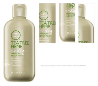 Regeneračný šampón a sprchový gél s konopným olejom Paul Mitchell Tea Tree Hemp - 300 ml (201173) + darček zadarmo 1