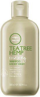 Regeneračný šampón a sprchový gél s konopným olejom Paul Mitchell Tea Tree Hemp - 300 ml (201173) + darček zadarmo 2
