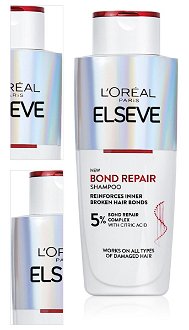 Regeneračný šampón Loréal Paris Elseve Bond Repair Shampoo - 200 ml (AA564400) - L’Oréal Paris + darček zadarmo 4