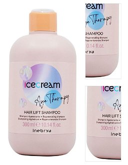 Regeneračný šampón pre zrelé vlasy Inebrya Ice Cream Age Therapy Hair Lift Shampoo - 300 ml (771026339) + darček zadarmo 3