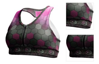 ReHo Extreme Športová podprsenka RE129123 Hexagon pink M 3