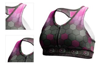 ReHo Extreme Športová podprsenka RE129123 Hexagon pink M 4