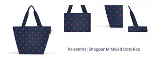 Reisenthel Shopper M Mixed Dots Red 1