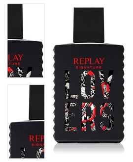 Replay Signature Lovers For Man toaletná voda pre mužov 50 ml 4