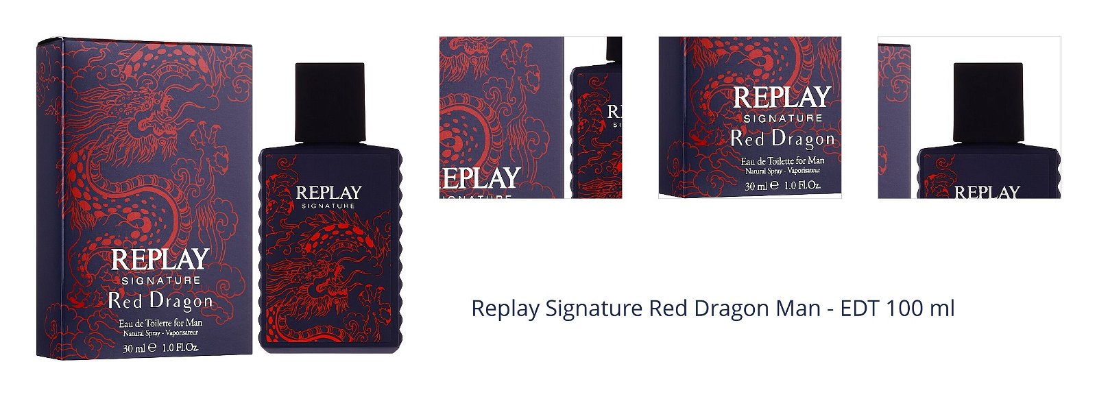 Replay Signature Red Dragon Man - EDT 100 ml 1