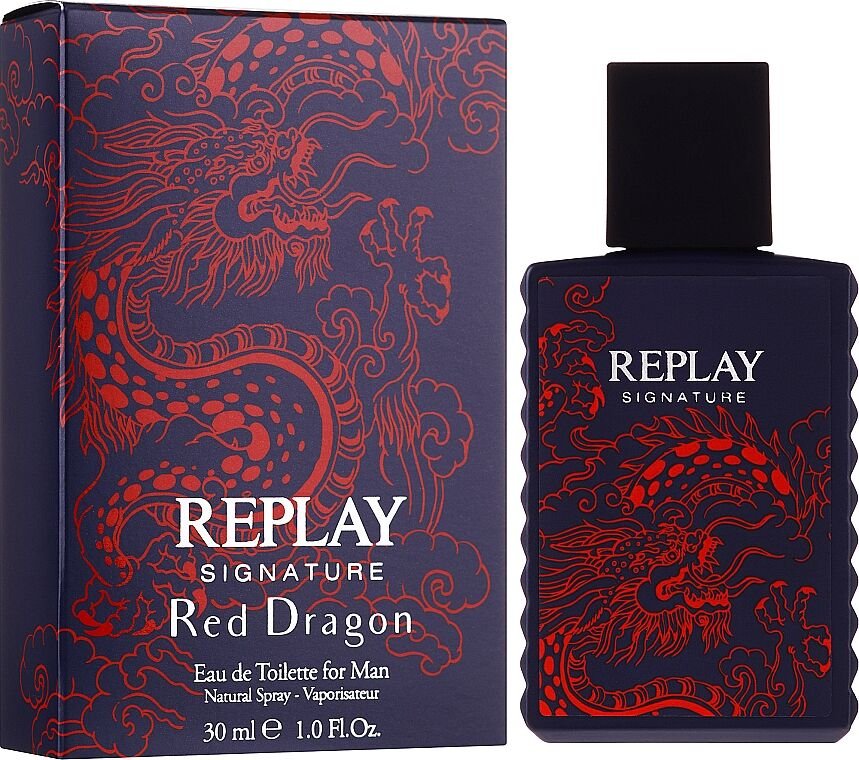 Replay Signature Red Dragon Man - EDT 100 ml 2
