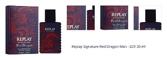 Replay Signature Red Dragon Man - EDT 30 ml 1