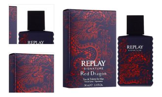 Replay Signature Red Dragon Man - EDT 30 ml 4