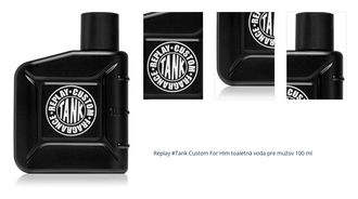 Replay #Tank Custom For Him toaletná voda pre mužov 100 ml 1