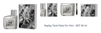 Replay Tank Plate For Him - EDT 50 ml 1