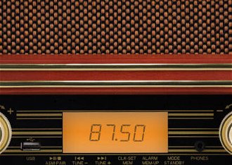 Retro rádio s bluetooth 5