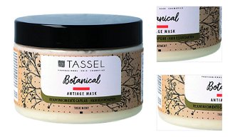Revitalizujúca maska na vlasy Tassel Cosmetics Botanical Antiage Mask - 300 ml (07604) + darček zadarmo 3