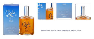 Revlon Charlie Blue Eau Fraiche toaletná voda pre ženy 100 ml 1