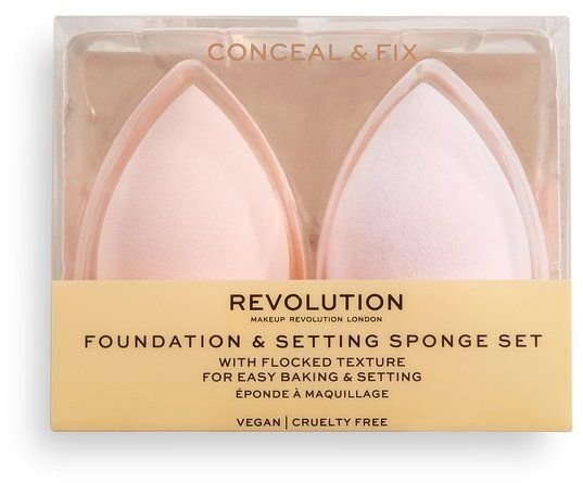 Revolution Conceal & Fix Setting Set hubka na makeup