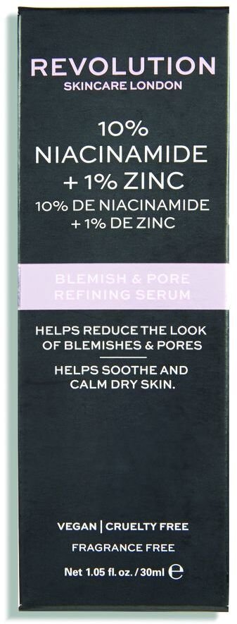 Revolution Skincare Blemish and Pore Refining Serum - 10% Niacinamide + 1% Zinc sérum
