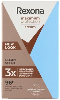 REXONA Clean Scent Tuhý krémový antiperspirant 45 ml 2