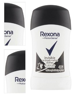 REXONA Invisible Black&White tuhý antiperspirant 40 ml 4