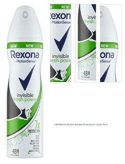 REXONA Invisible Fresh & Power Antiperspirant v spreji 150 ml 1