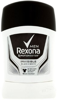 REXONA Men Invisible Black&White tuhý dezodorant 50 ml 2