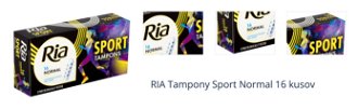 RIA Tampony Sport Normal 16 kusov 1
