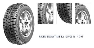 RIKEN 165/65 R 14 79T SNOWTIME_B2 TL M+S 3PMSF 1