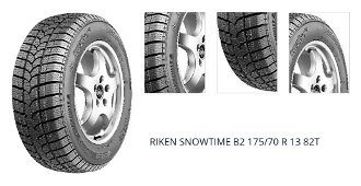 RIKEN 175/70 R 13 82T SNOWTIME_B2 TL M+S 3PMSF 1