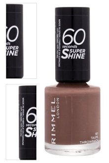 RIMMEL LONDON 60 Seconds Lak na nechty 101 Taupe Throwback 8 ml 4