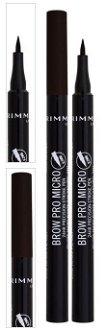 RIMMEL LONDON Brow Pro Micro Ceruzka na obočie 24HR 004 Dark Brown 1 ml 4