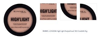 RIMMEL LONDON High´Light Rozjasňovač 002 Candlelit 8 g 1