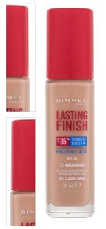 RIMMEL LONDON Lasting Finish SPF20 Make-up 35H 201 Classic Beige 30 ml 4
