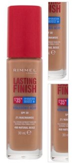 RIMMEL LONDON Lasting Finish SPF20 Make-up 35H 400 Natural Beige 30 ml 3