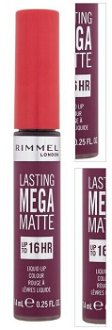 RIMMEL LONDON Lasting Mega Matte Tekutý rúž Rock Me Purple 7,4 ml 3