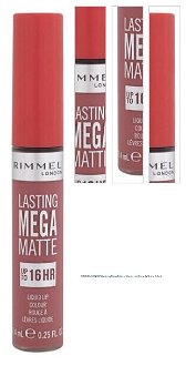 RIMMEL LONDON Lasting Mega Matte Tekutý rúž Rose & Shine 7,4 ml 1