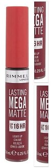 RIMMEL LONDON Lasting Mega Matte Tekutý rúž Ruby Passion 7,4 ml 3