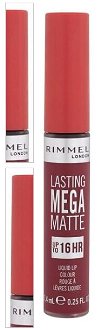 RIMMEL LONDON Lasting Mega Matte Tekutý rúž Ruby Passion 7,4 ml 4