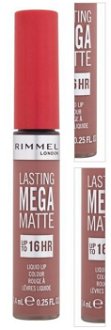 RIMMEL LONDON Lasting Mega Matte Tekutý rúž Strapless 7,4 ml 3