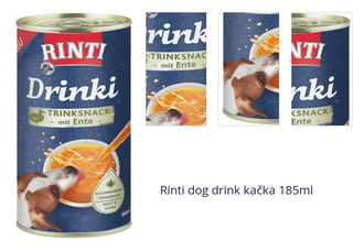 Rinti dog drink kačka 185ml 1