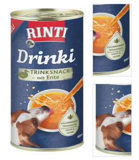 Rinti dog drink kačka 185ml 3