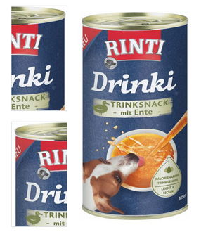 Rinti dog drink kačka 185ml 4