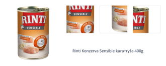 Rinti Konzerva Sensible kura+ryža 400g 1