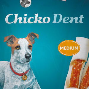 Rinti pochúťka Chicko Dent Medium kura 150g 5