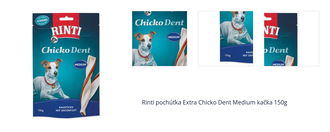 Rinti pochúťka Extra Chicko Dent Medium kačka 150g 1