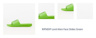 RIPNDIP Lord Alien Face Slides Green 1