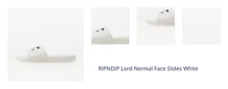 RIPNDIP Lord Nermal Face Slides White 1