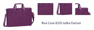 Riva Case 8335 taška Fialová 1