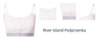 River Island Podprsenka  pastelovo zelená / pastelovo fialová / pastelovo oranžová / pastelovo ružová / biela 1